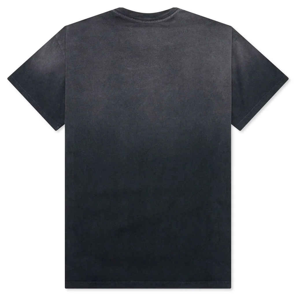 Burning Landscape Tee - Washed Black - Image 2