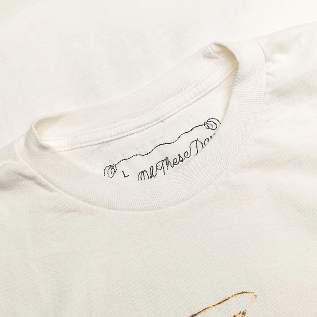 Burns Much Brighter S/S T-Shirt - Bone - Image 3