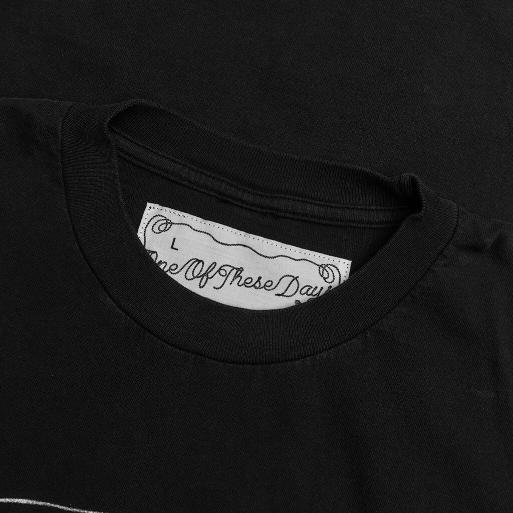 Burns Much Brighter S/S T-Shirt - Sun Faded Washed Black - Image 3