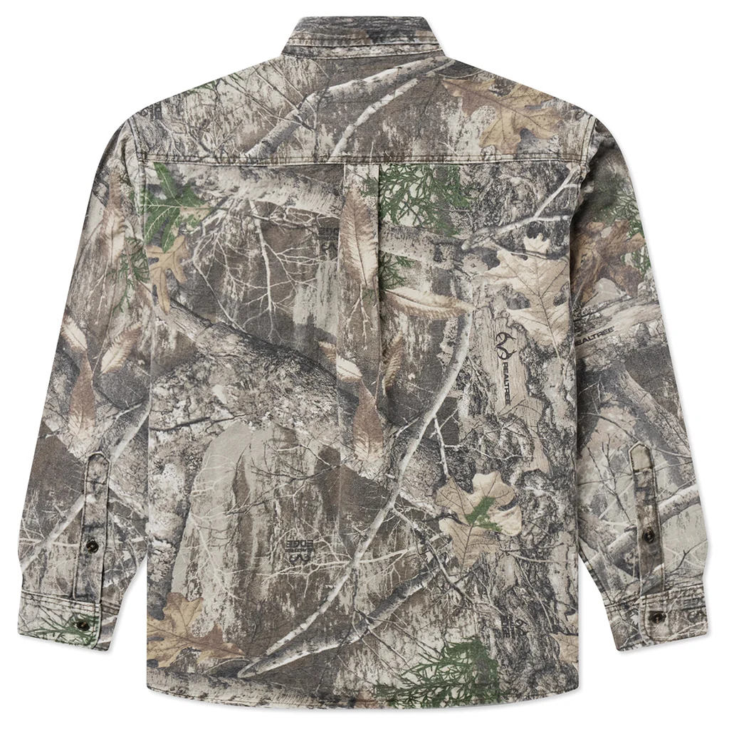 Camo Button Down Shirt - Camo - Image 2