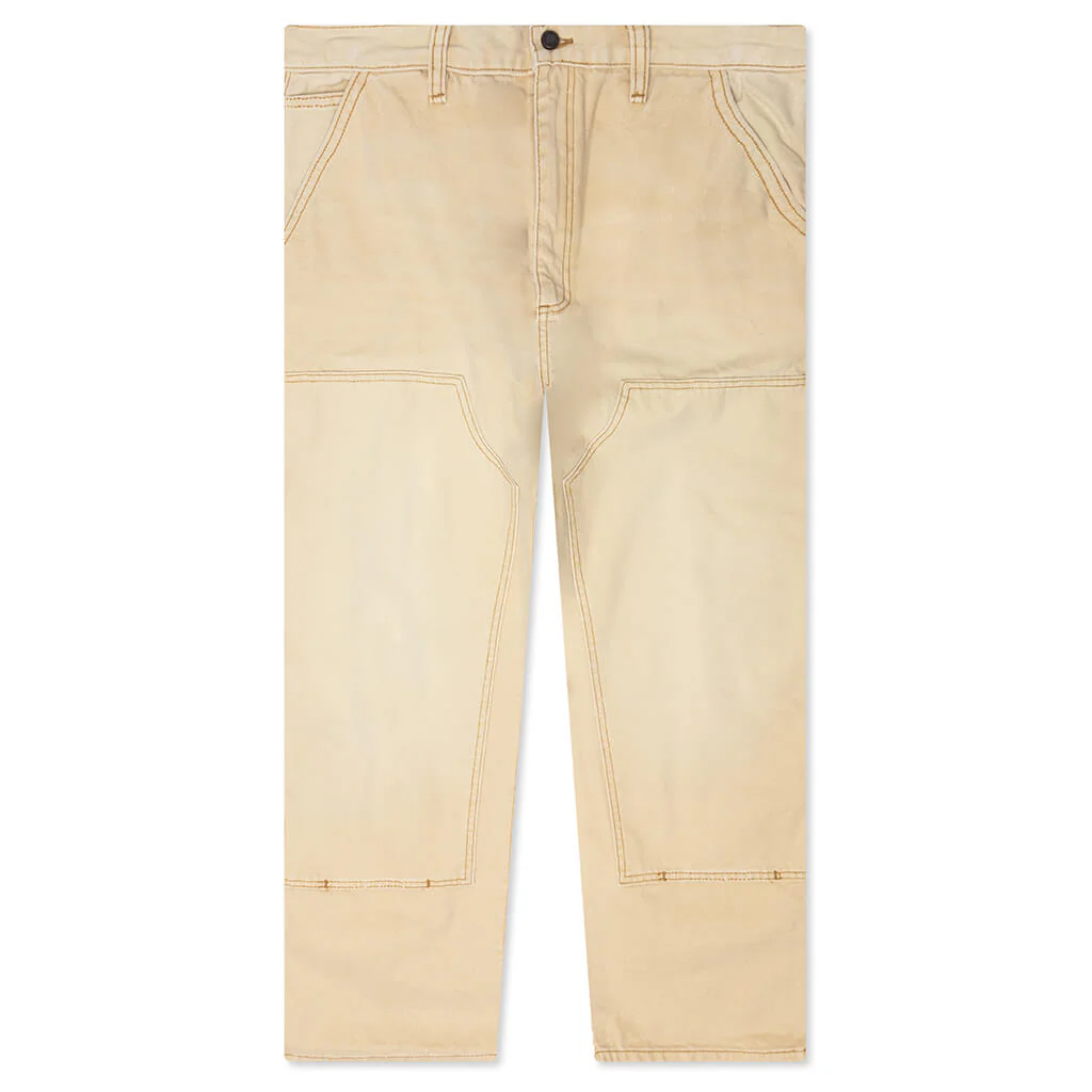 Canvas Double Knee Work Pant - Tan