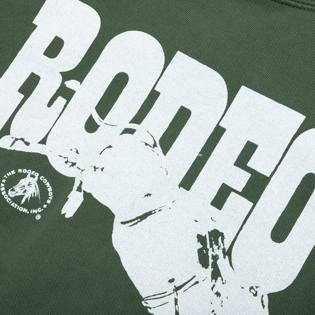 Go Rodeo Hoodie - Forest Green - Image 3