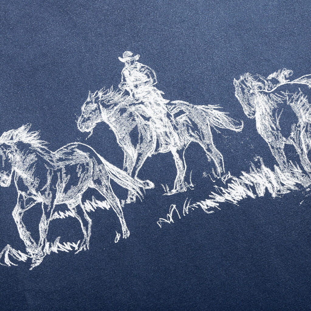 Goodbye, Goodbye Tee - Navy Blue - Image 3