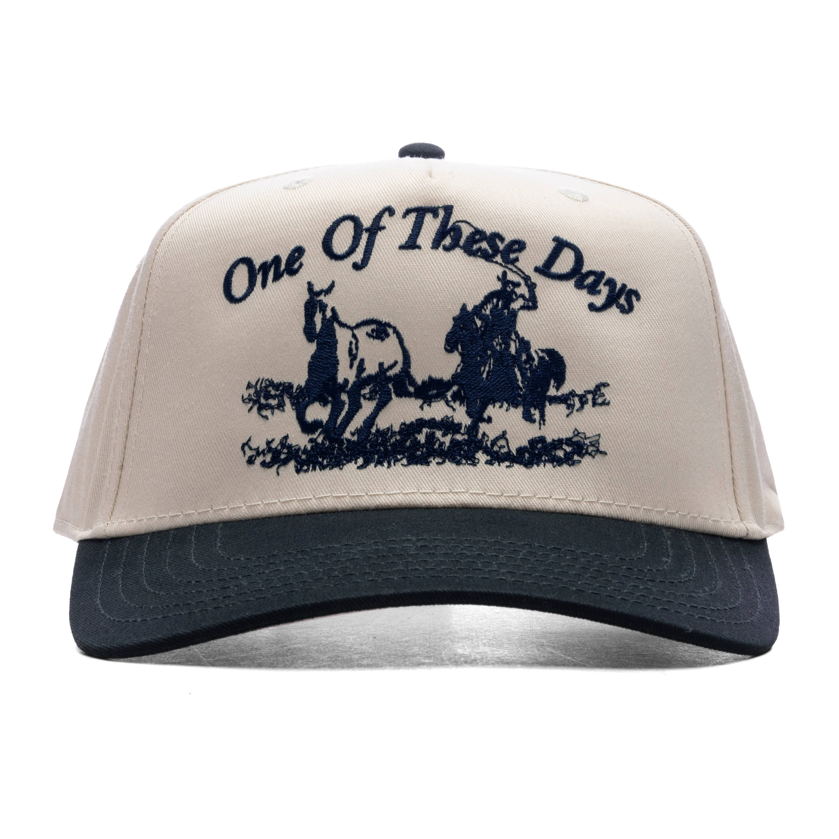 Just For A Moment 5-Panel Hat - Natural/Navy
