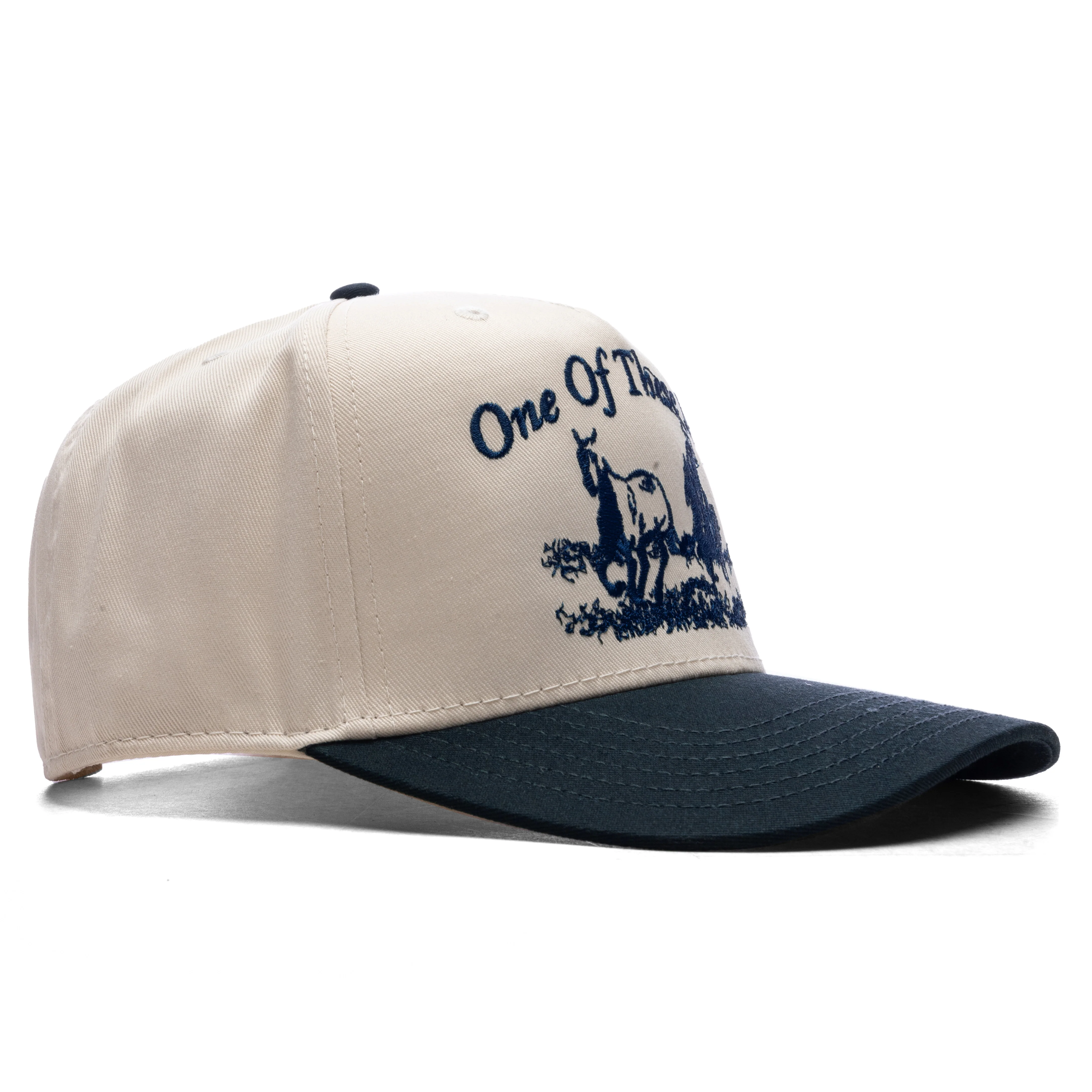 Just For A Moment 5-Panel Hat - Natural/Navy - Image 3
