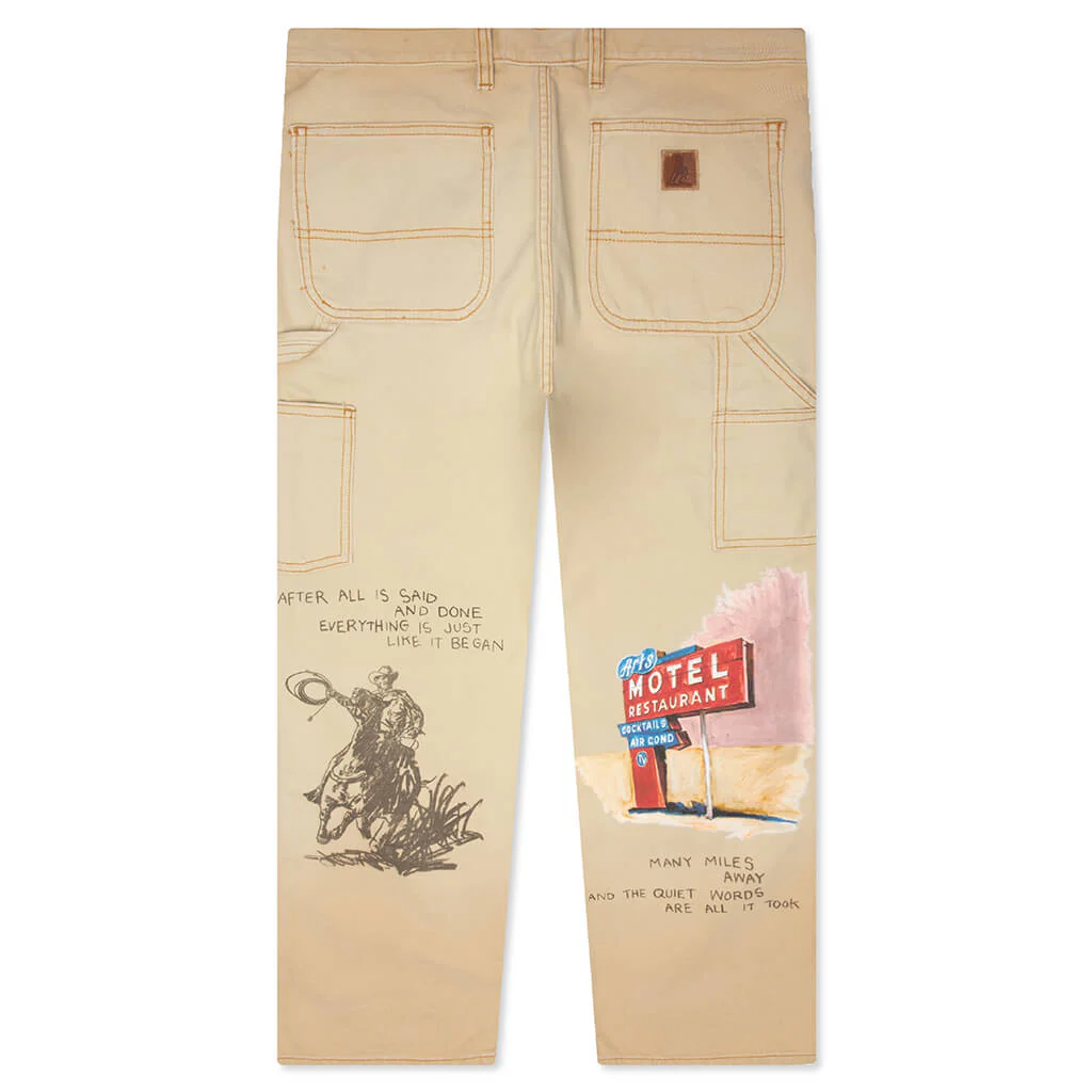 Just Like It Began Painters Pant - Worn Tan - Image 2
