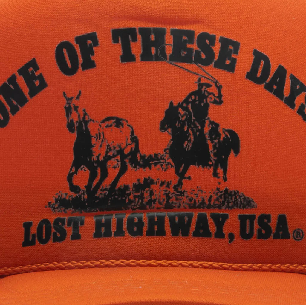 Lost Highway Trucker - Orange - Image 4