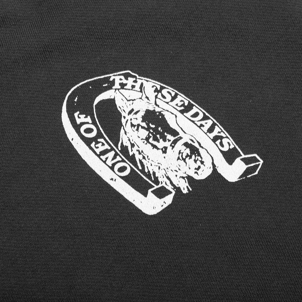 Lucky Number 73 Crewneck - Washed Black - Image 3