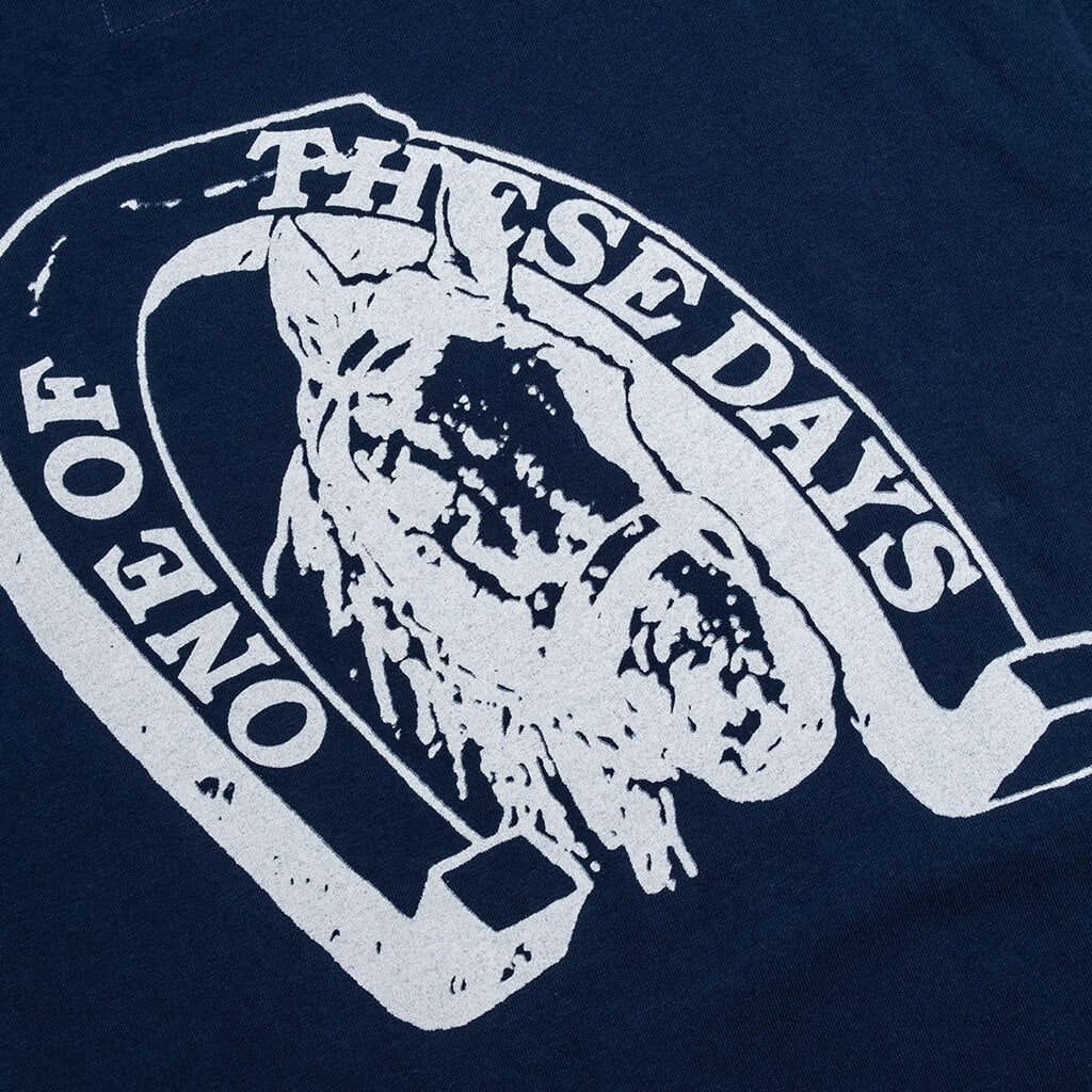 Lucky Number 73 S/S T-Shirt - Sun Faded Navy - Image 4
