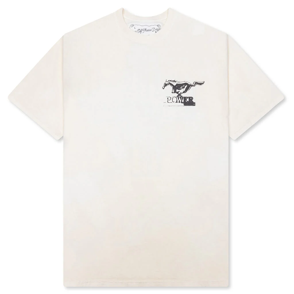 Mustang Cross T-Shirt - Bone
