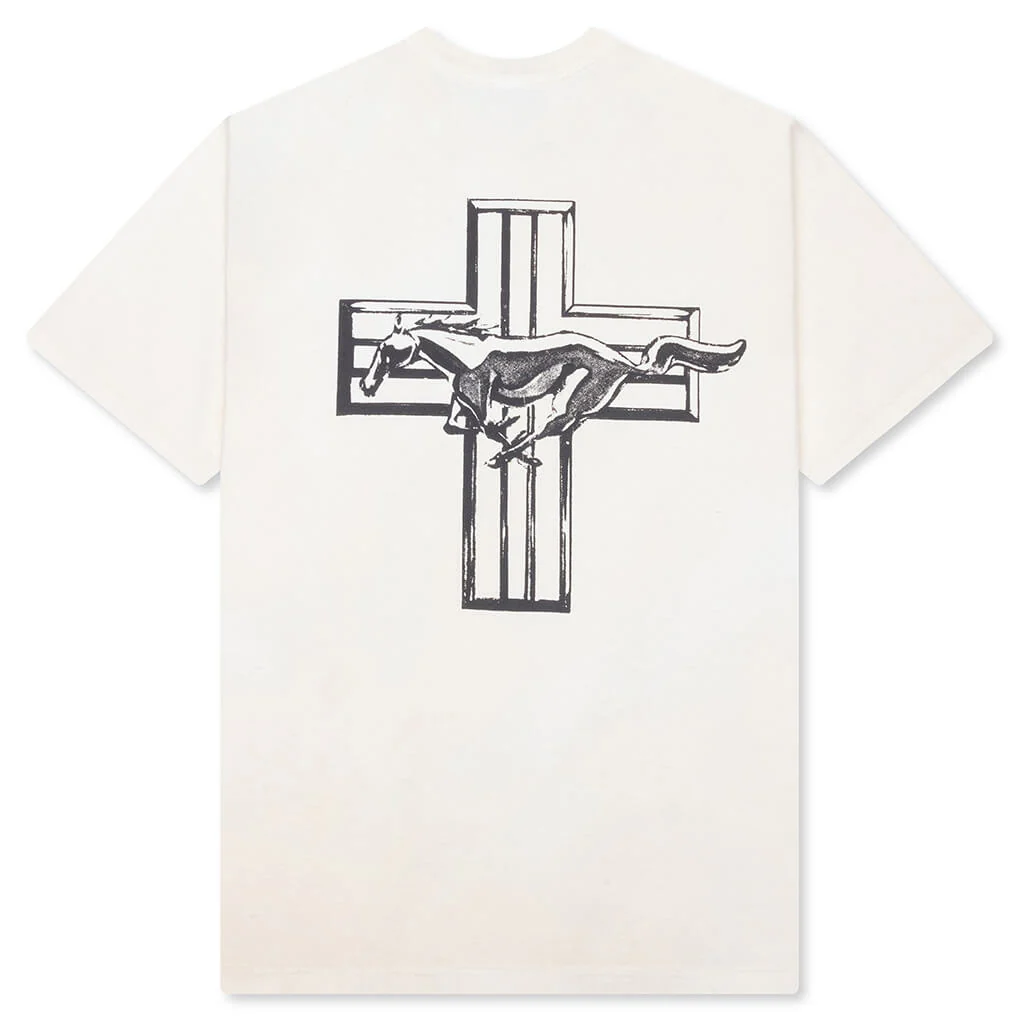 Mustang Cross T-Shirt - Bone - Image 2
