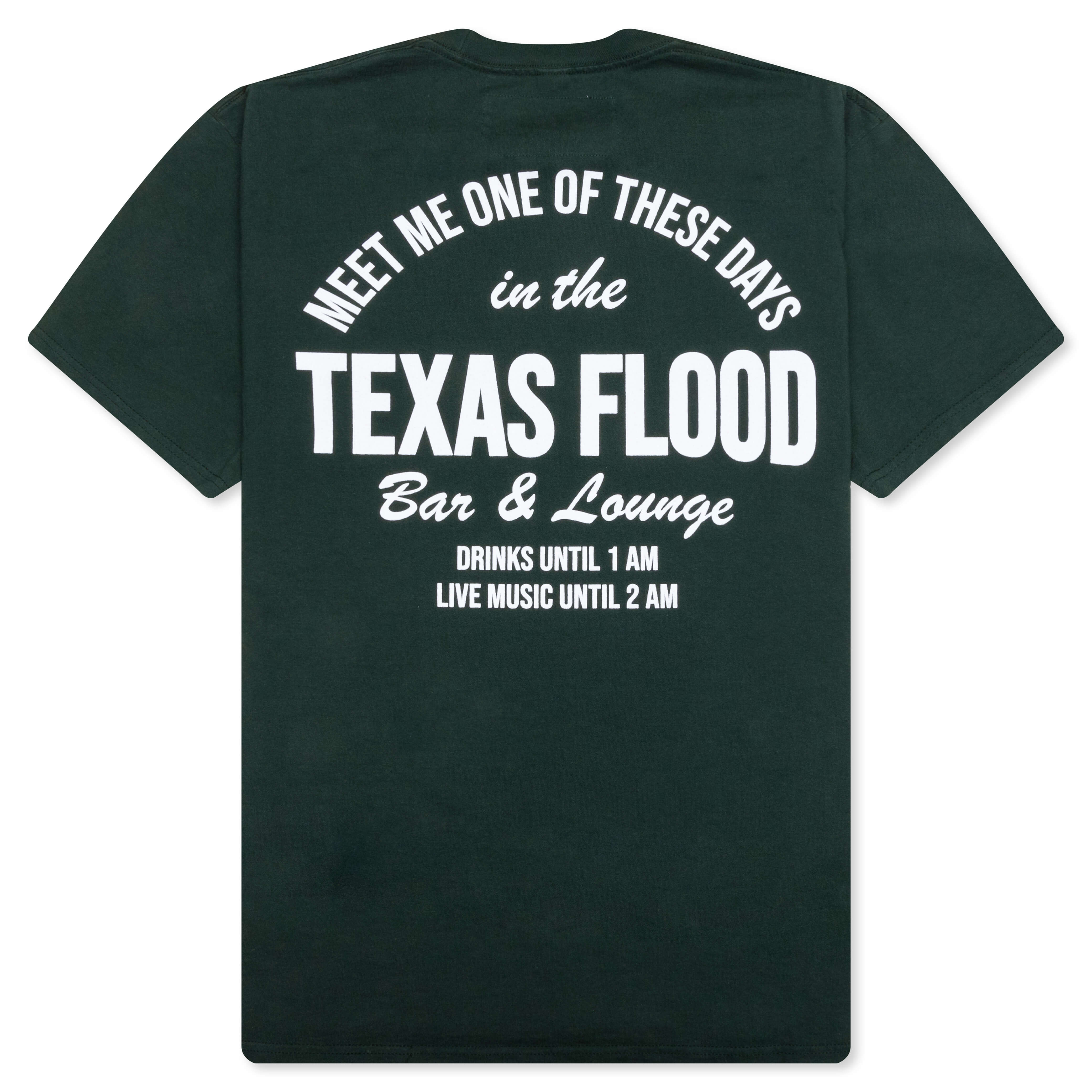 Texas Flood T-Shirt - Washed Forest Green - Image 2