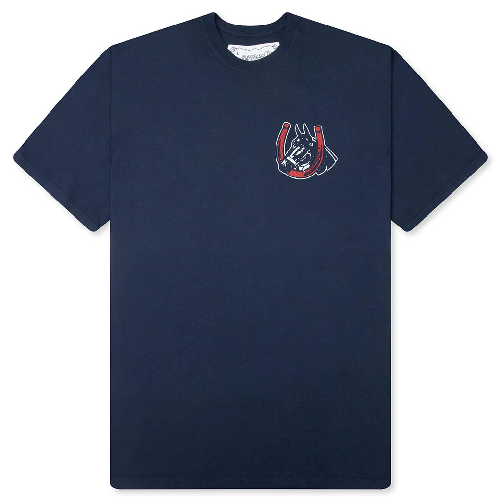 Valley Riders T-Shirt - Sun Faded Washed Navy