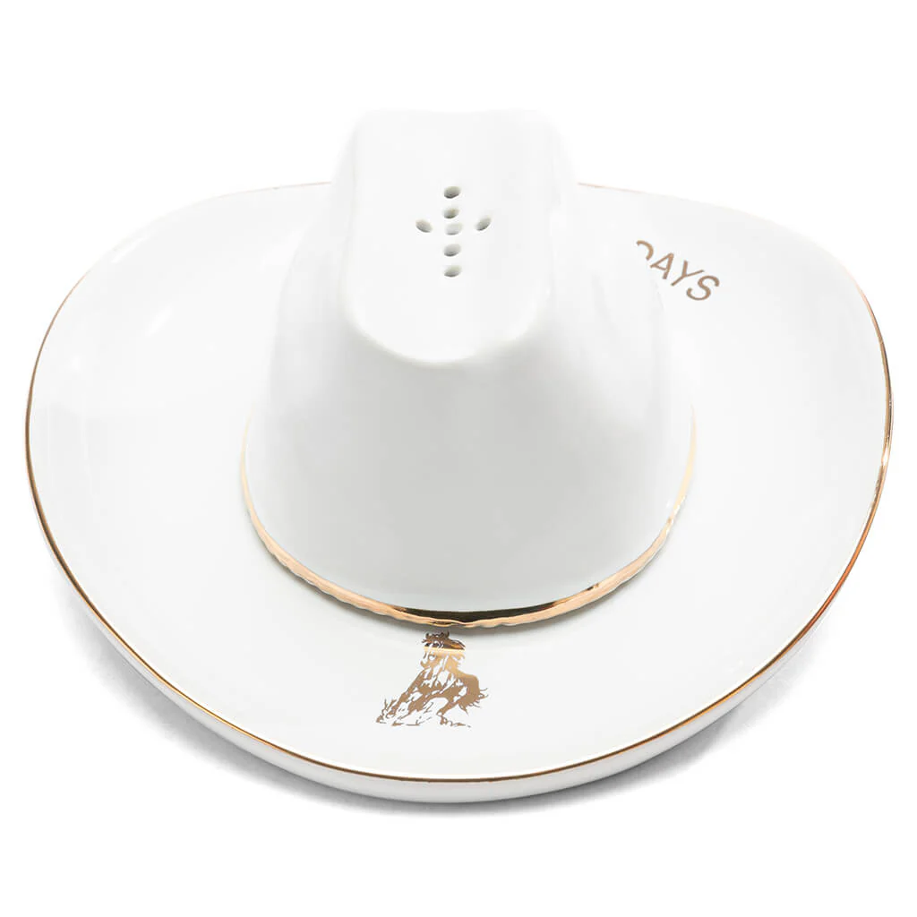 OOTD Cowboy Hat Incense Holder - White - Image 2