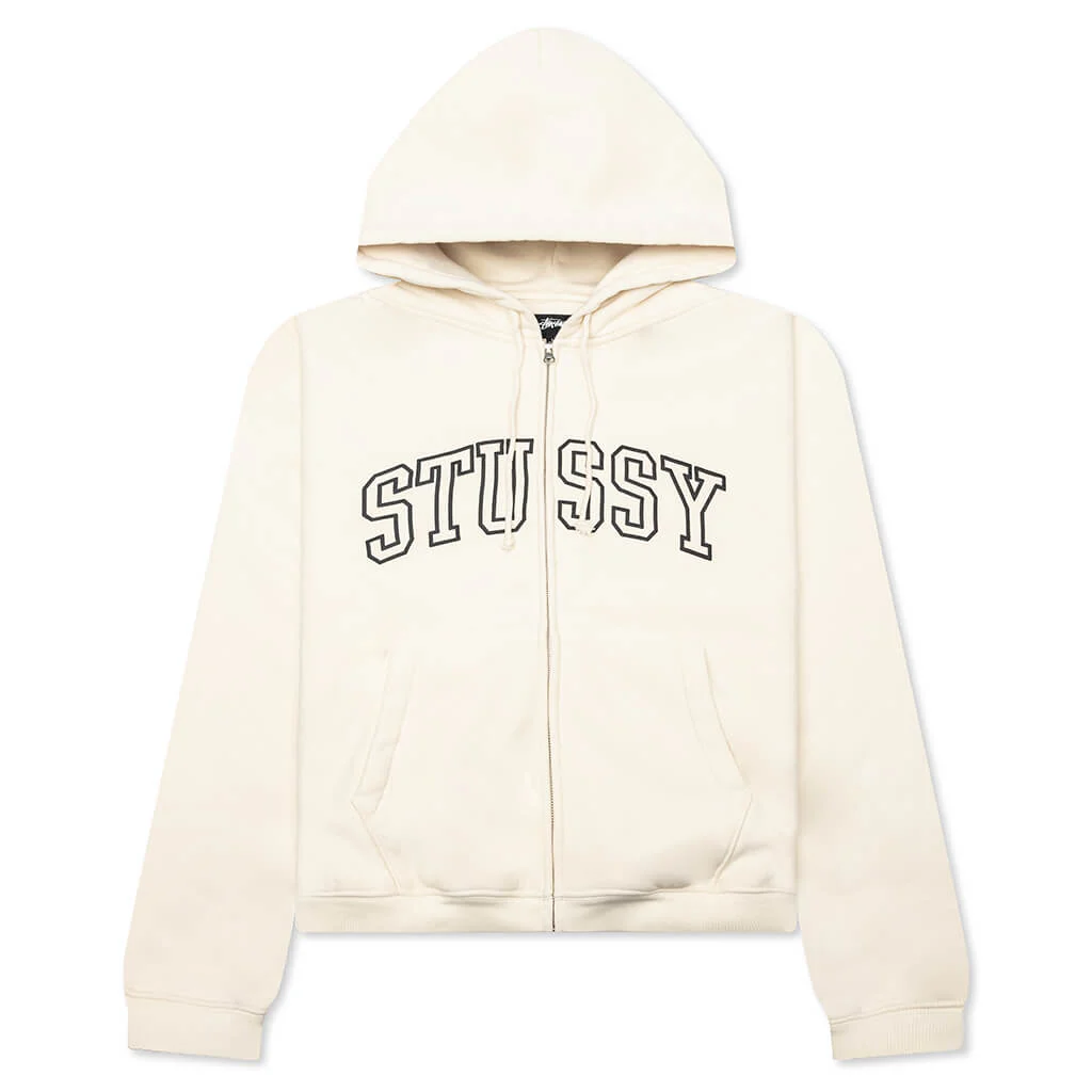 Outline Zip Hoodie - Ivory