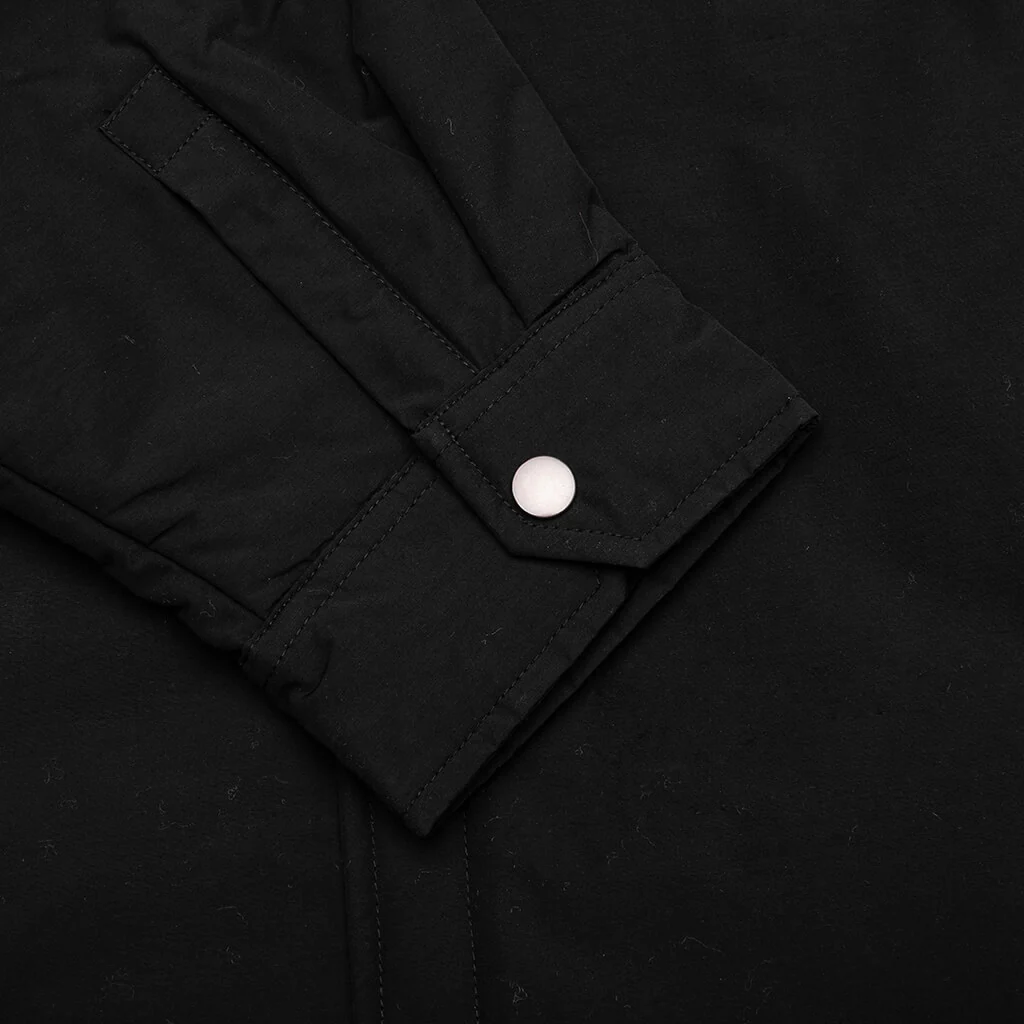 Padded Tech Over Shirt - Black - Image 5