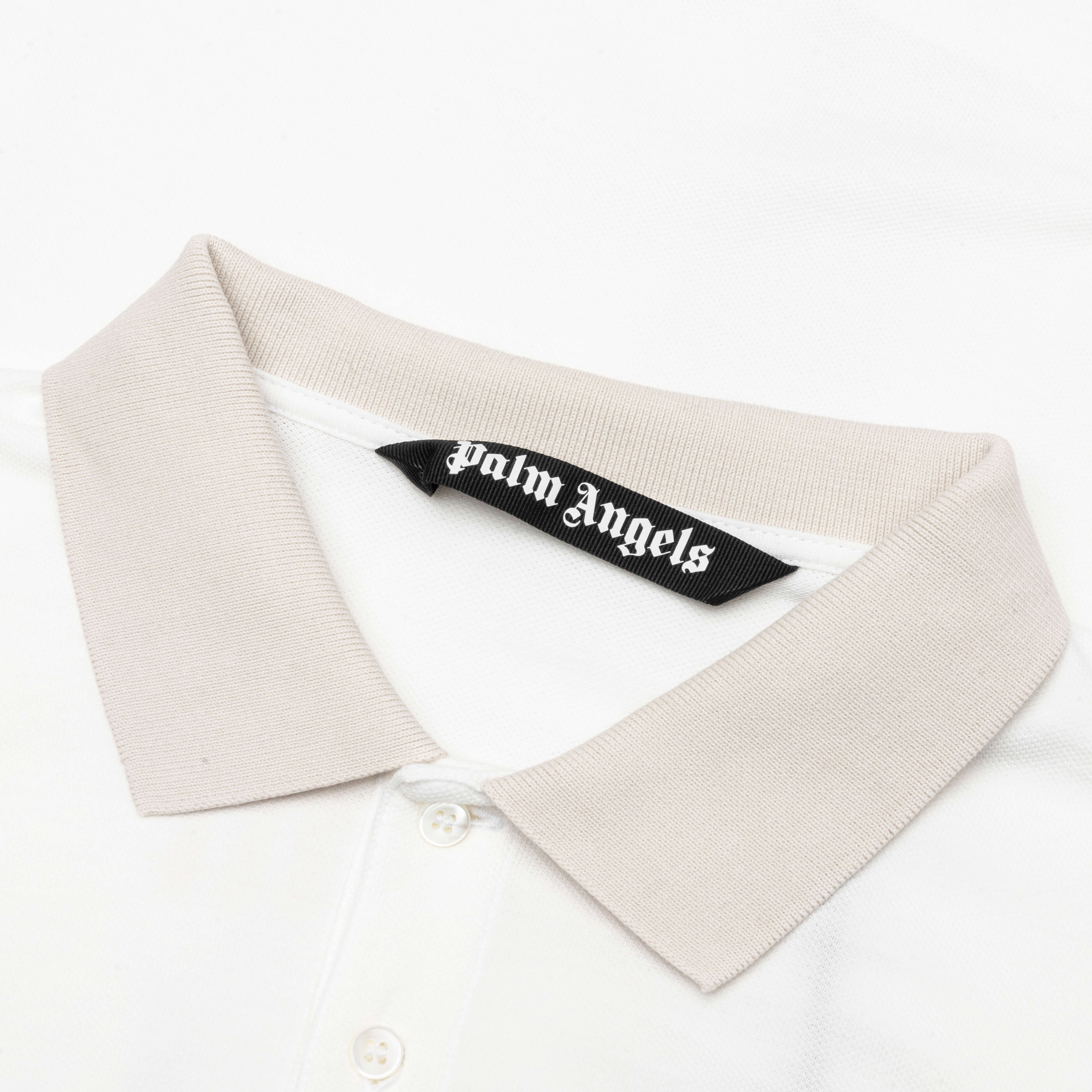 Angel Pencil Polo S/S - Off White/Light Orange - Image 3