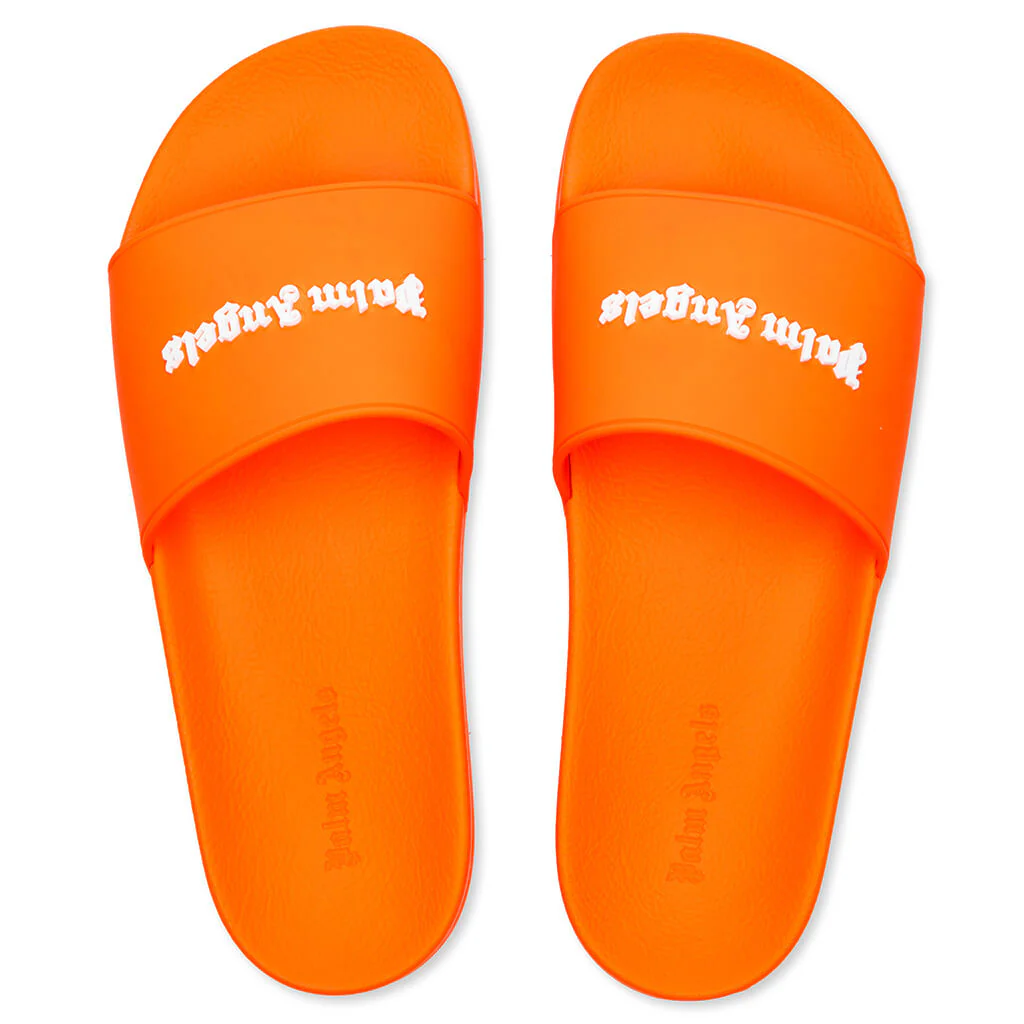 Classic Logo Pool Slider - Orange Fluorescent - Image 4