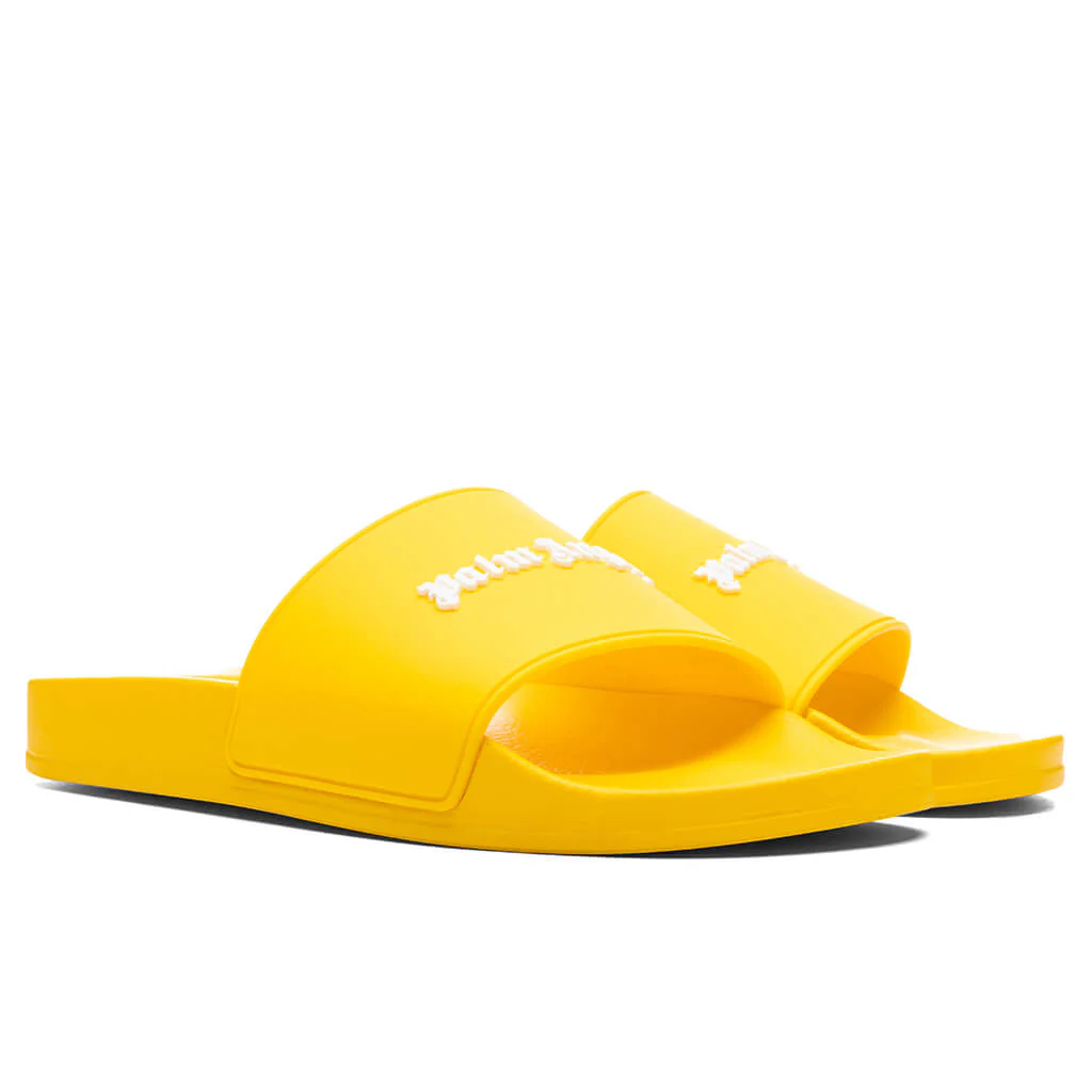 Classic Logo Pool Slider - Yellow Fluorescent - Image 2