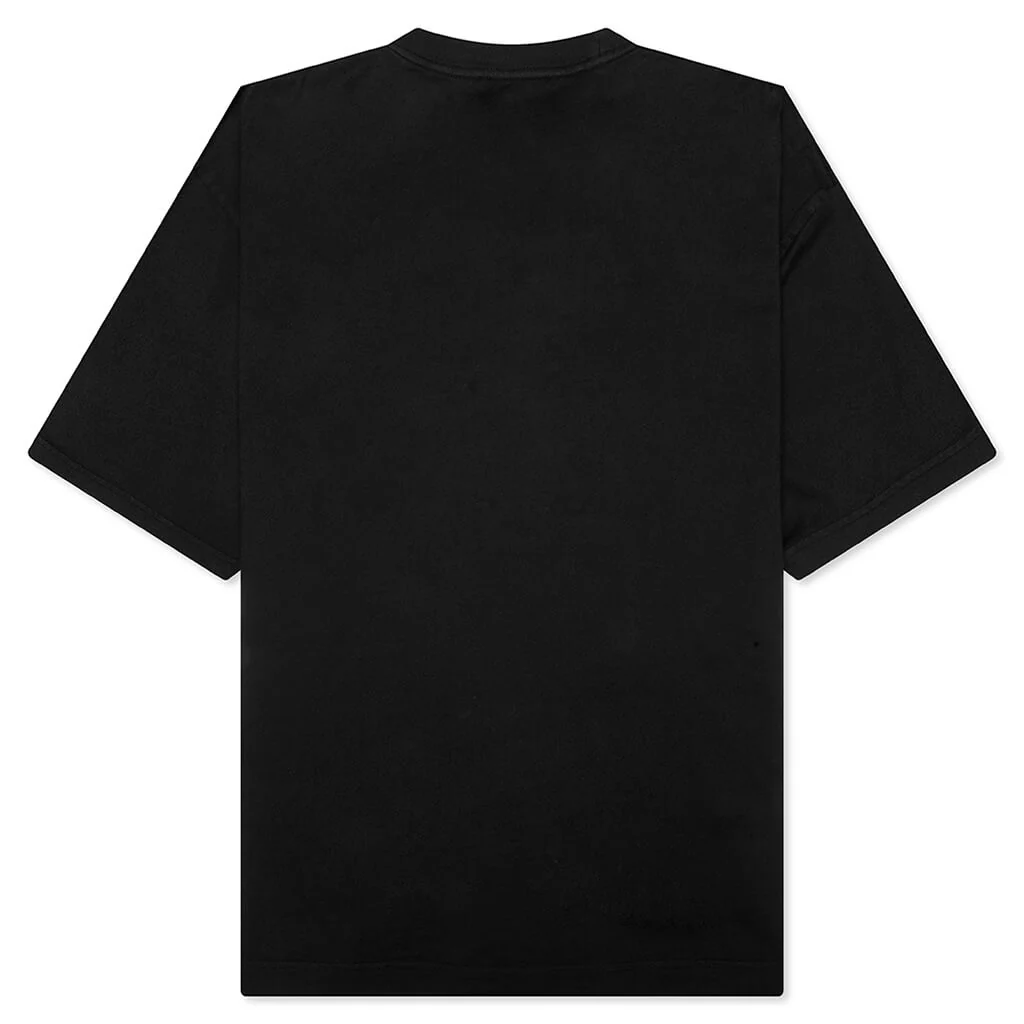 College Classic Tee - Black/Off White - Image 2