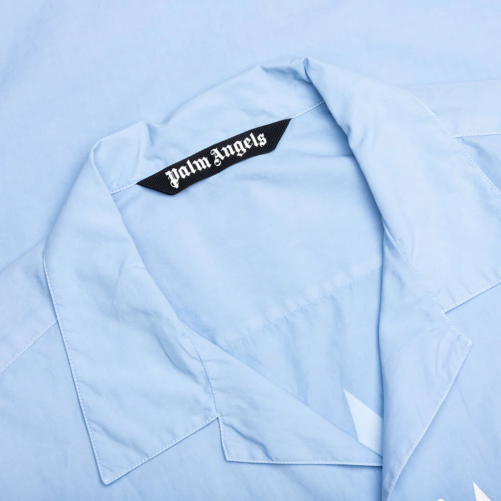 Gothic Logo Shirt S/S - Light Blue - Image 3