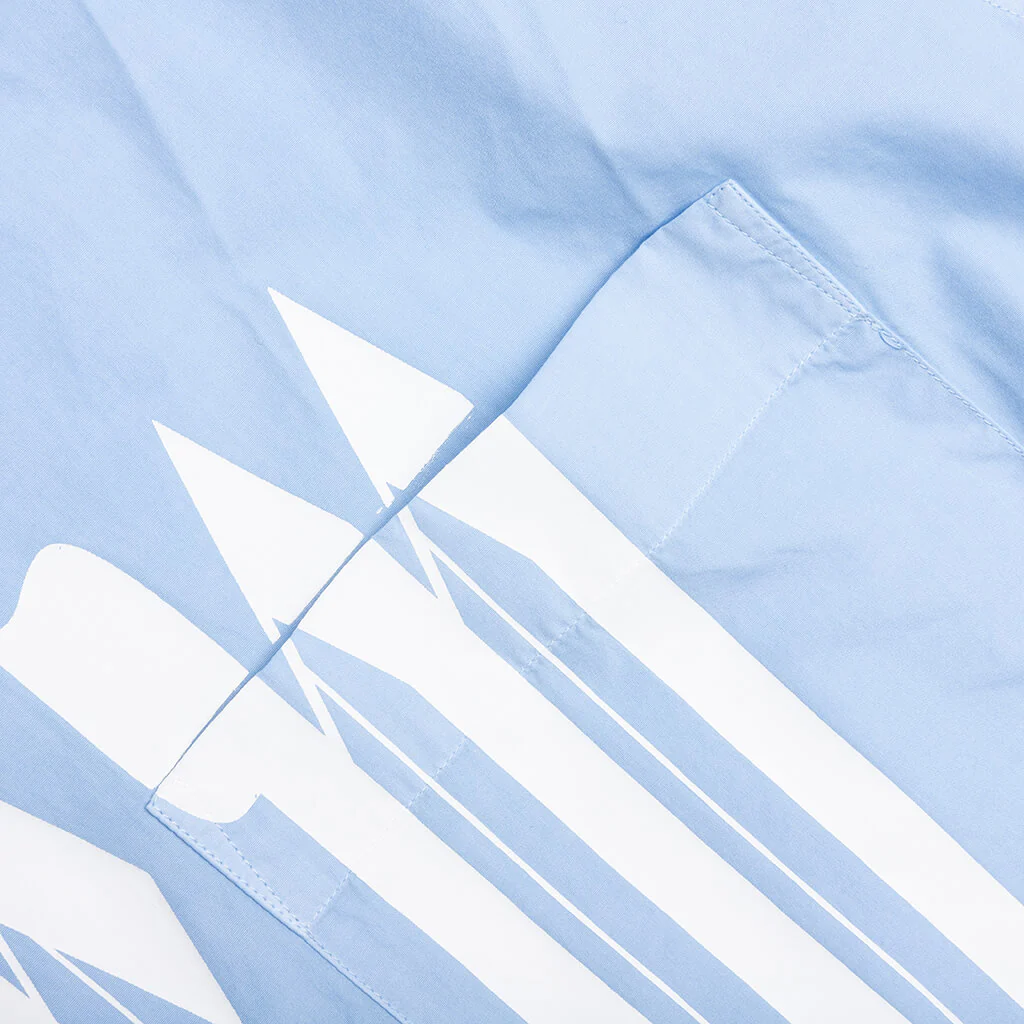 Gothic Logo Shirt S/S - Light Blue - Image 5