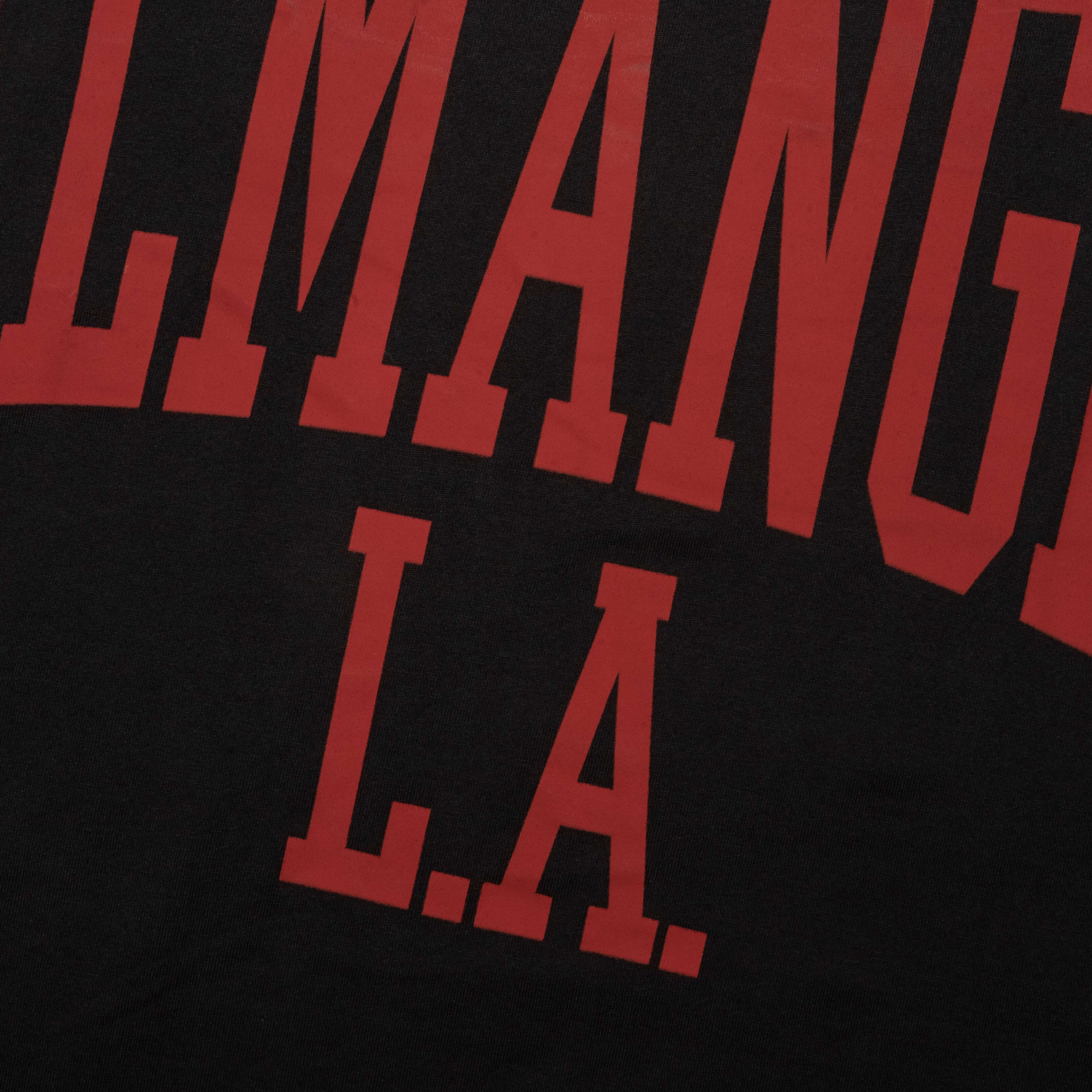 Mini College Over Tee - Black/Dark Red - Image 4