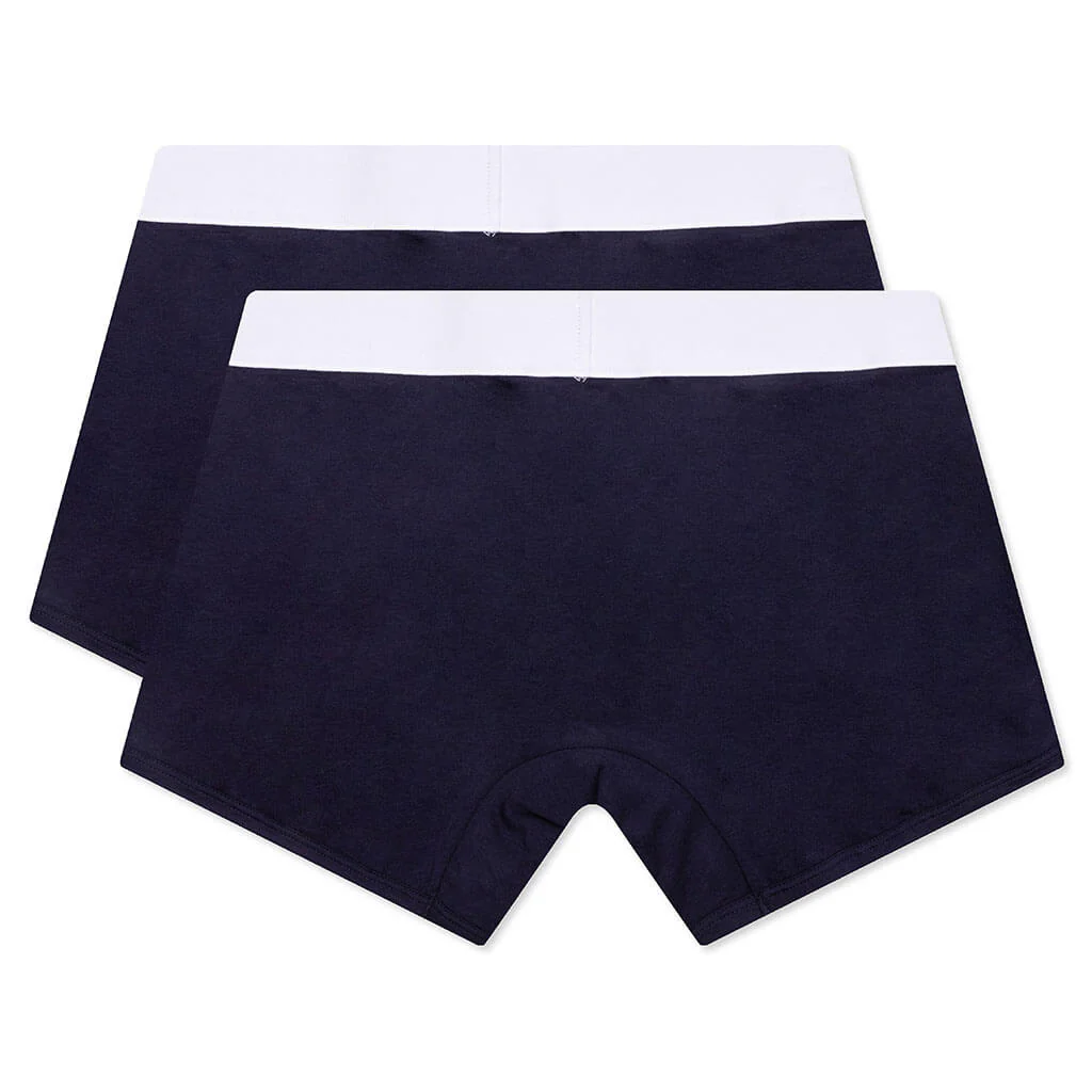 Navy PA Boxer Bipack - Navy Blue - Image 2