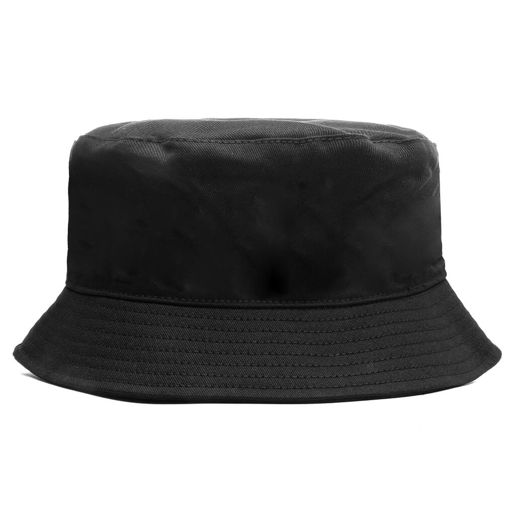 Neck Logo Bucket Hat - Black/Off-White - Image 3