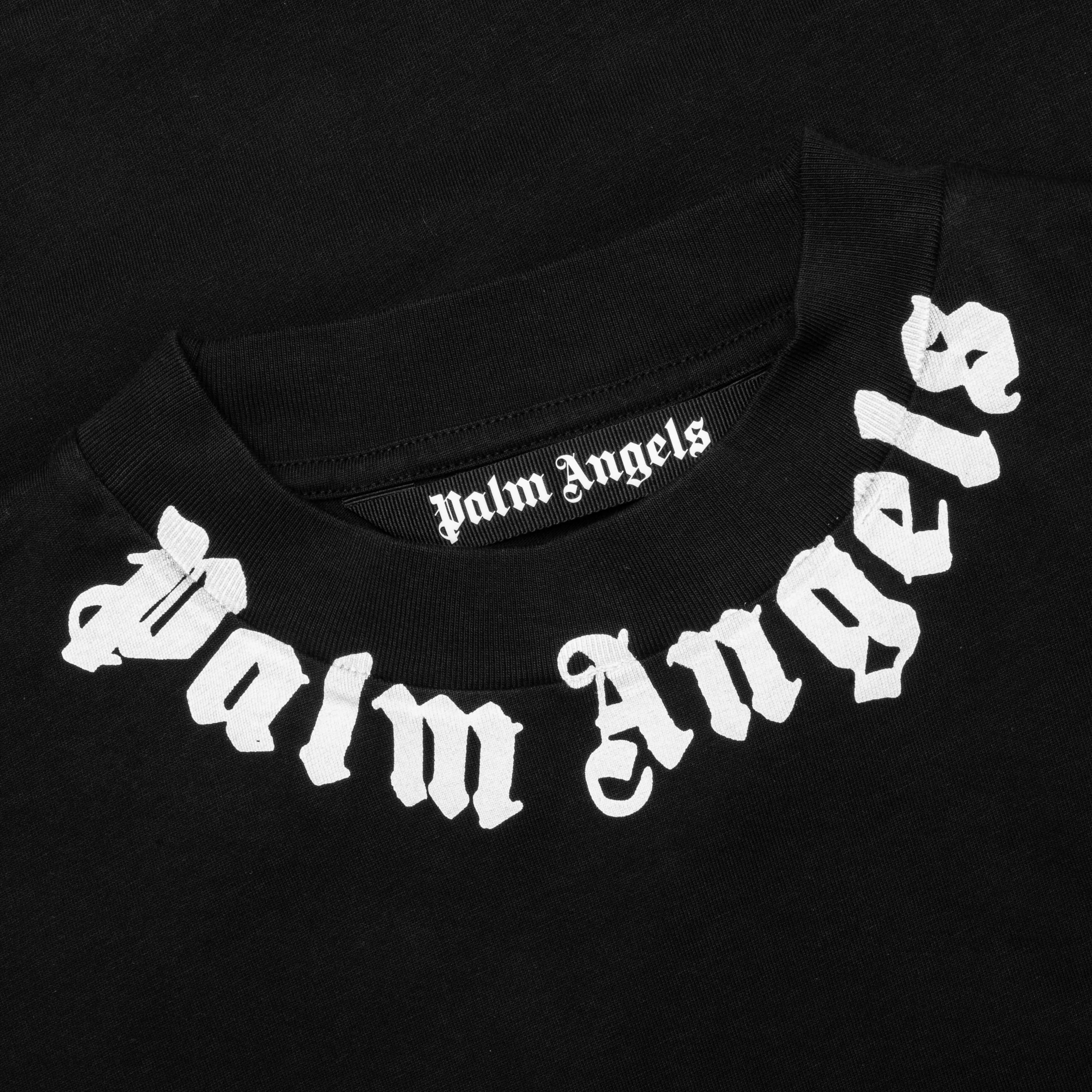 Neck Logo Tee - Black/Off-White - Image 3