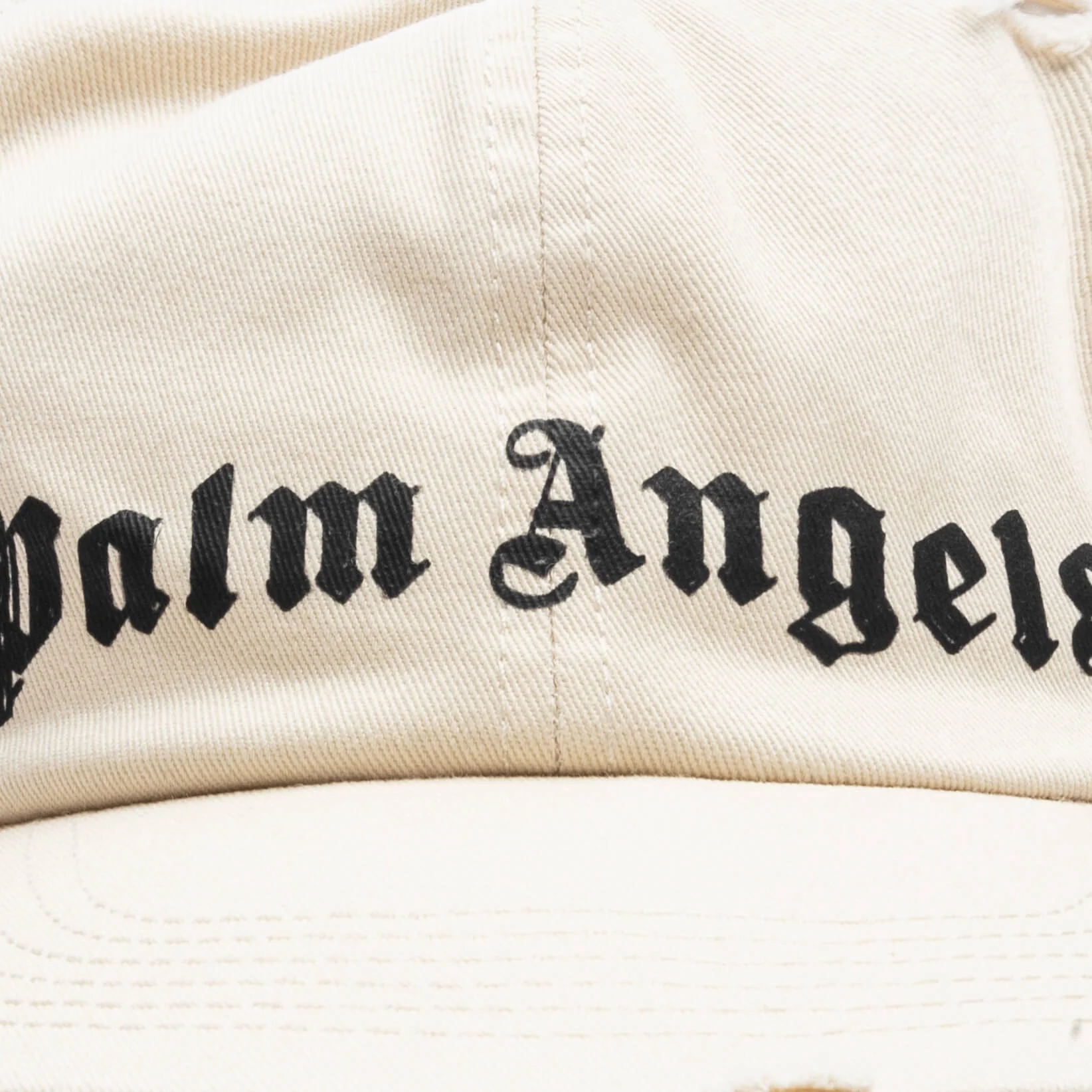 PA Monogram Cap - Off White/Black - Image 2