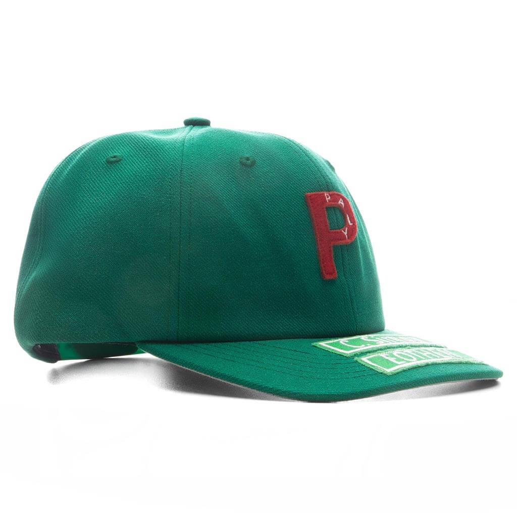5 Panel Twill "P" Hat - Green - Image 2