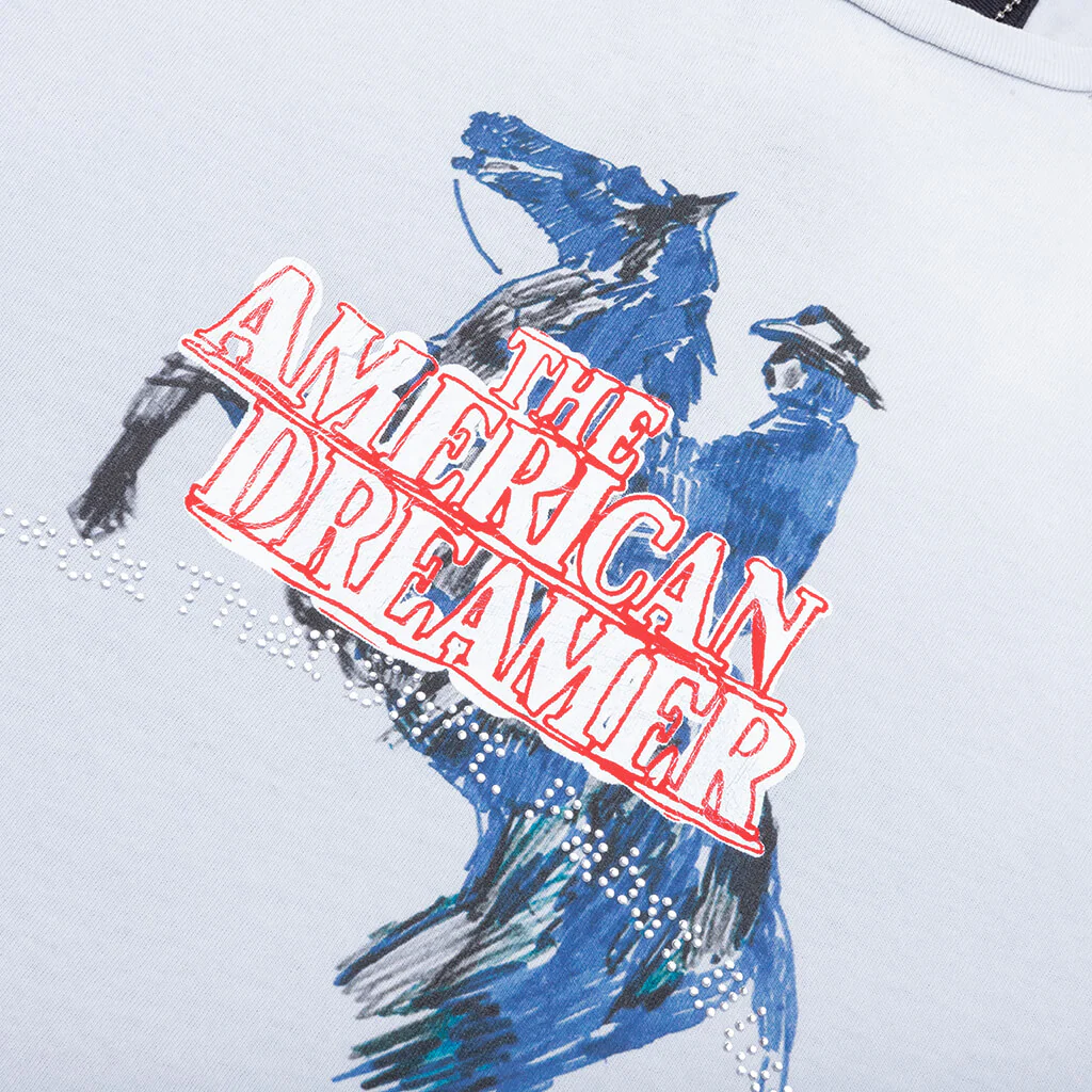 American Dreamer Tee - Baby Blue - Image 3