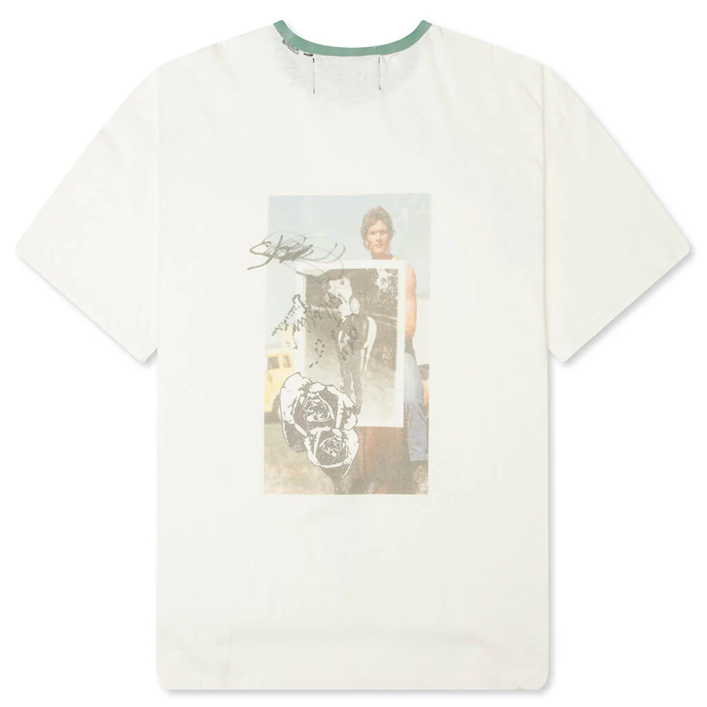 Back To Life Ringer Tee - White - Image 2