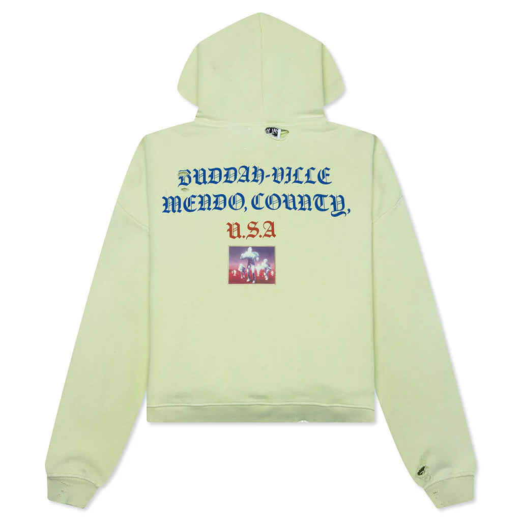 Eternal Return Hooded Sweatshirt - Light Green - Image 2