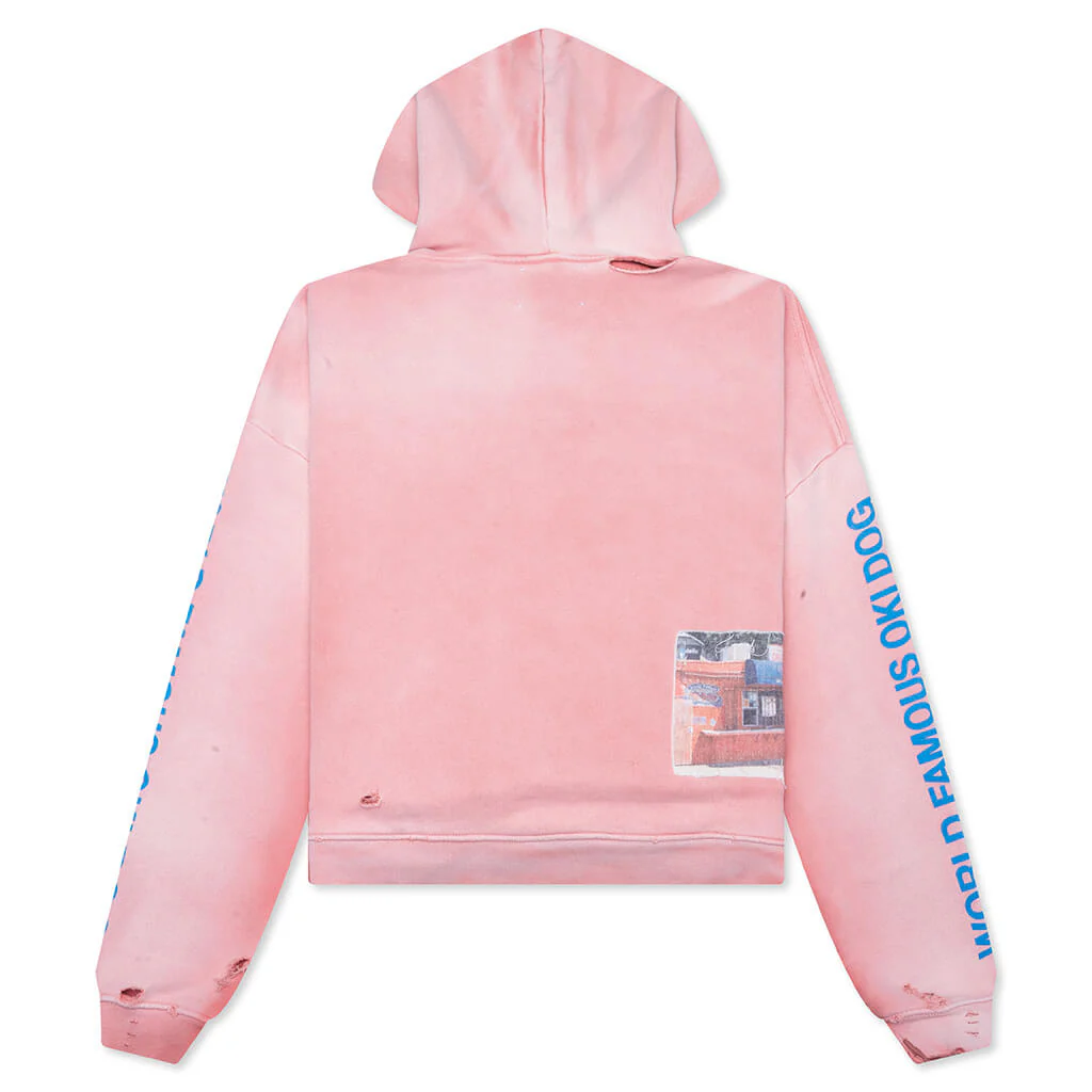 Oki Dog Hooded Sweatshirt - Pink - Image 2