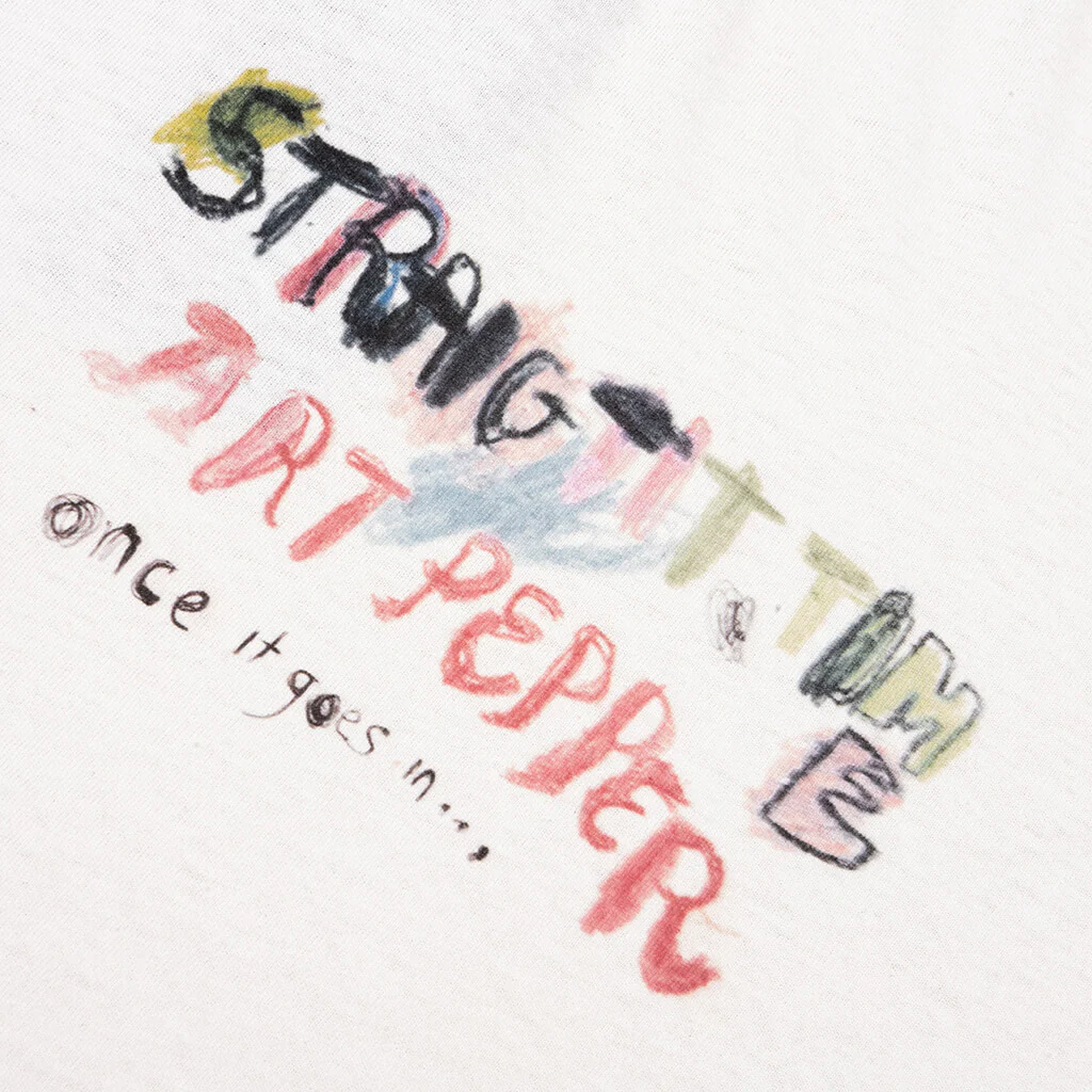 Straight Time Tee - Cream - Image 3