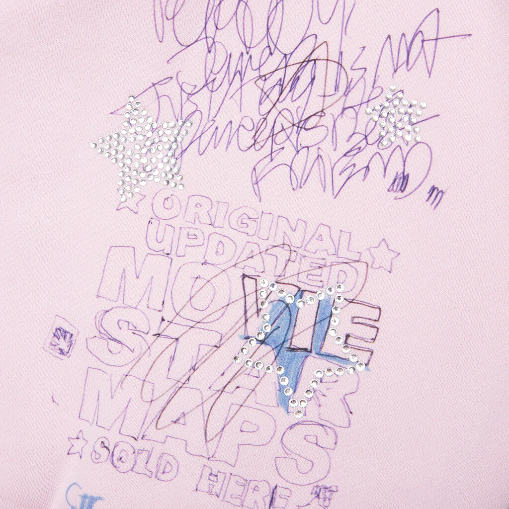 Sum One in Hollywood Luvs Me Crewneck Sweatshirt - Pink - Image 5