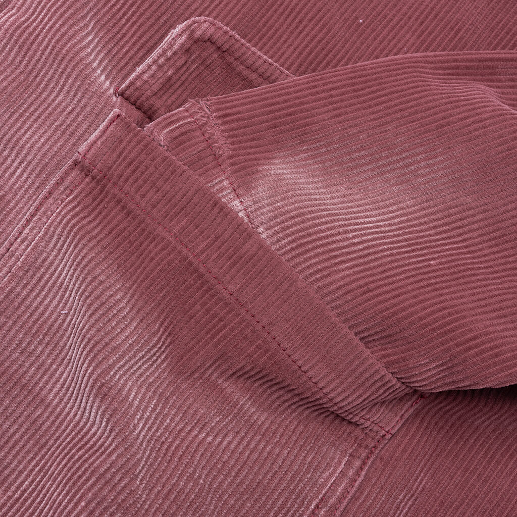 Synanon Cord Work Jacket - Burgundy - Image 3