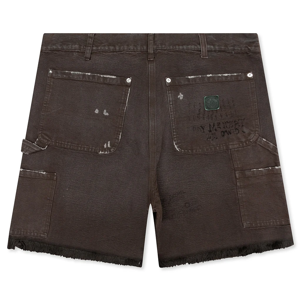 This Guy’s Double Knee Shorts - Brown - Image 2