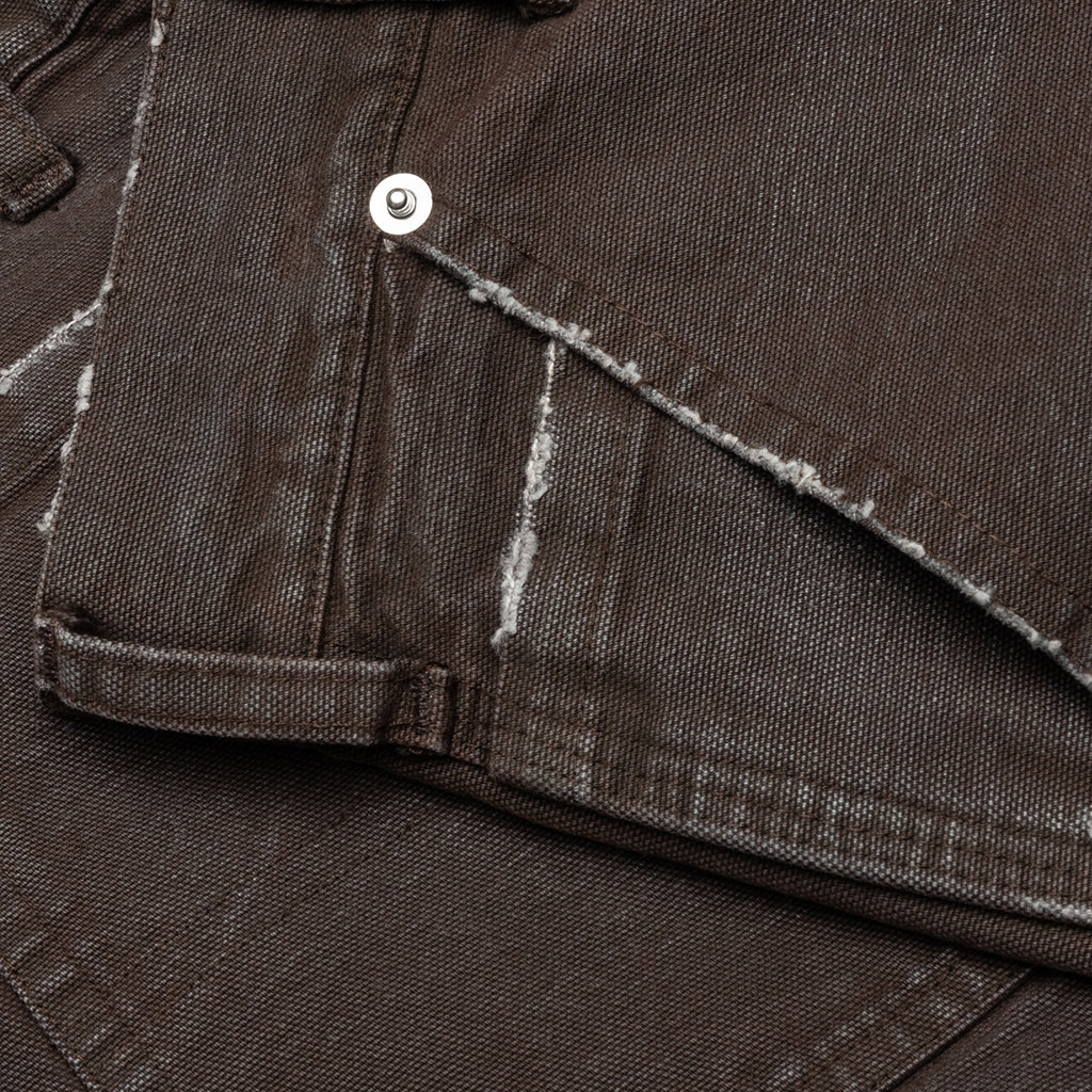 This Guy’s Double Knee Shorts - Brown - Image 4
