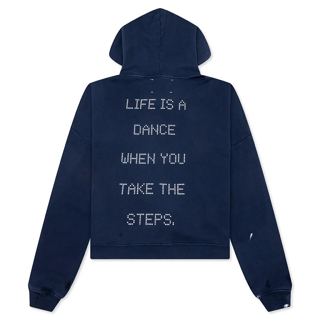 Treatment Center Zip Hooded Sweatshirt - Navy - Image 2