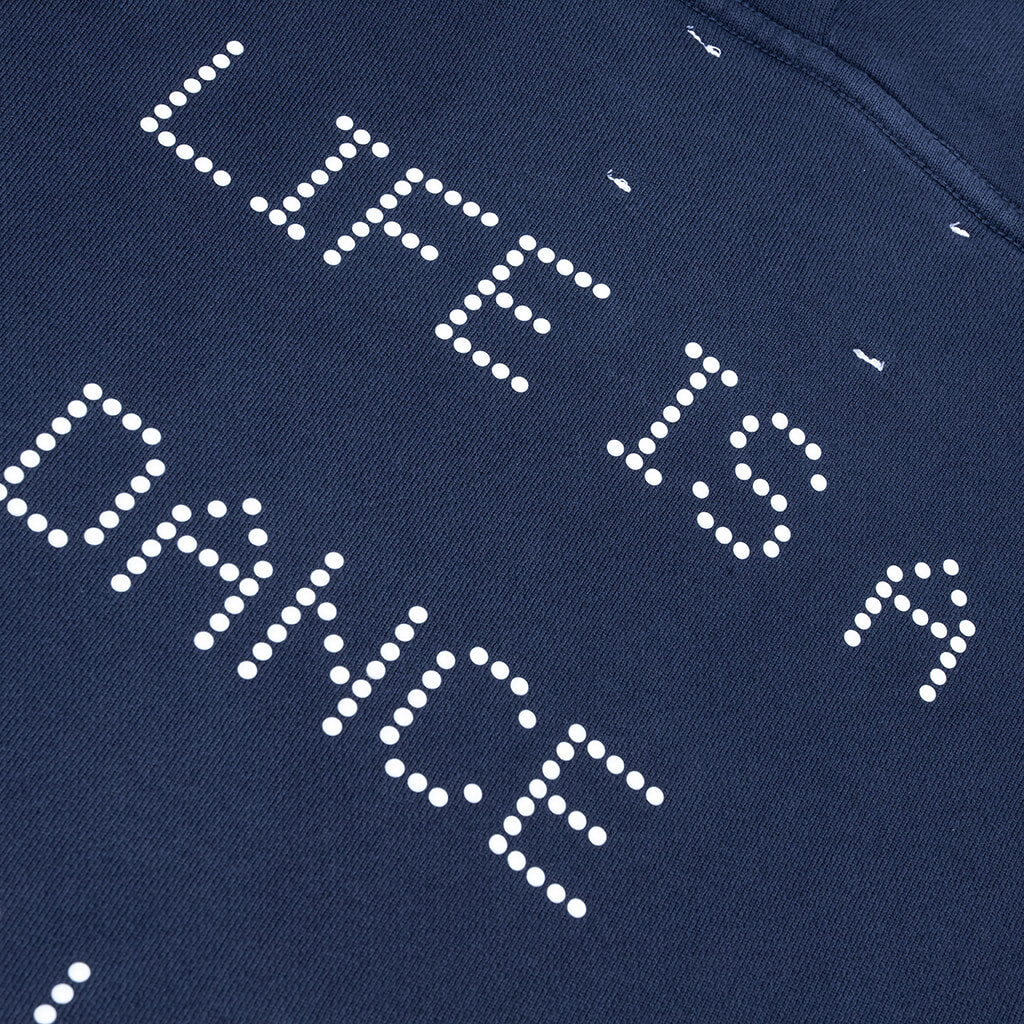 Treatment Center Zip Hooded Sweatshirt - Navy - Image 4
