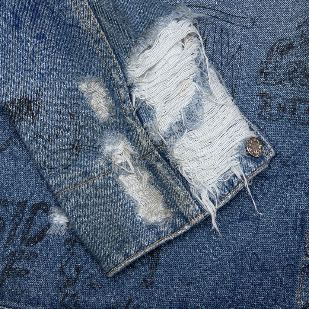 Ur Fantasy Denim Jacket - Light Blue - Image 3