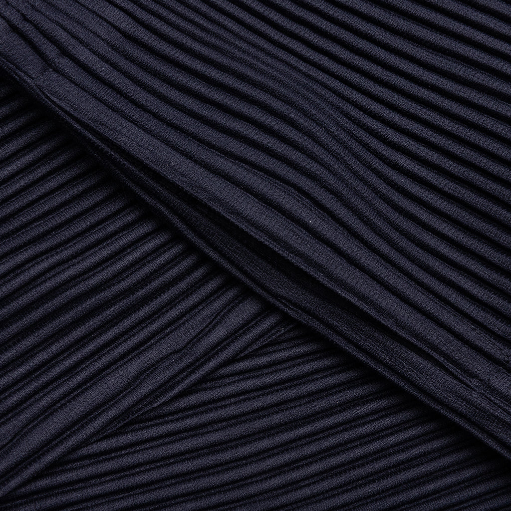 Tailored Pleats Pants - Blue - Image 3
