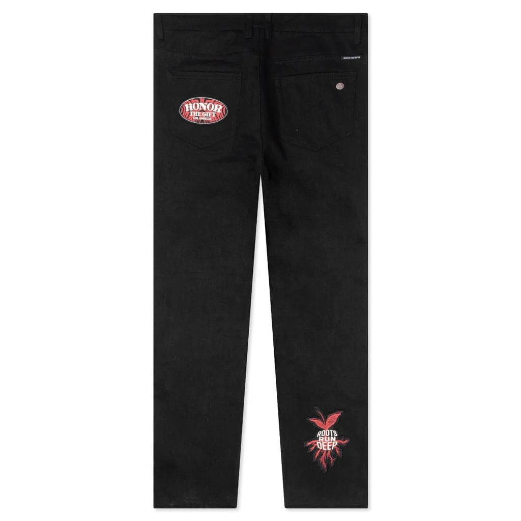 Patch Carpenter Pant - Black - Image 2