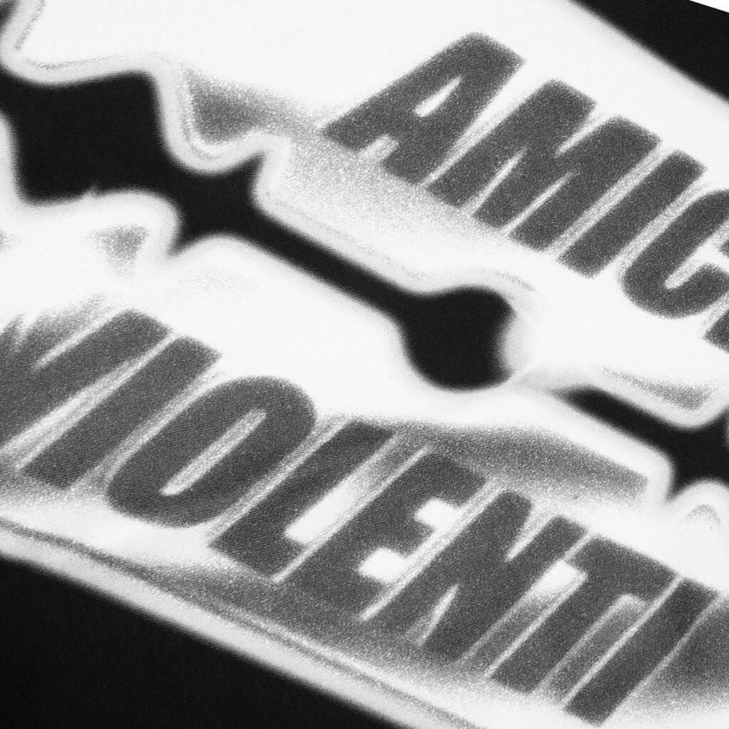 No Name A L/S Tee - Black/White - Image 3