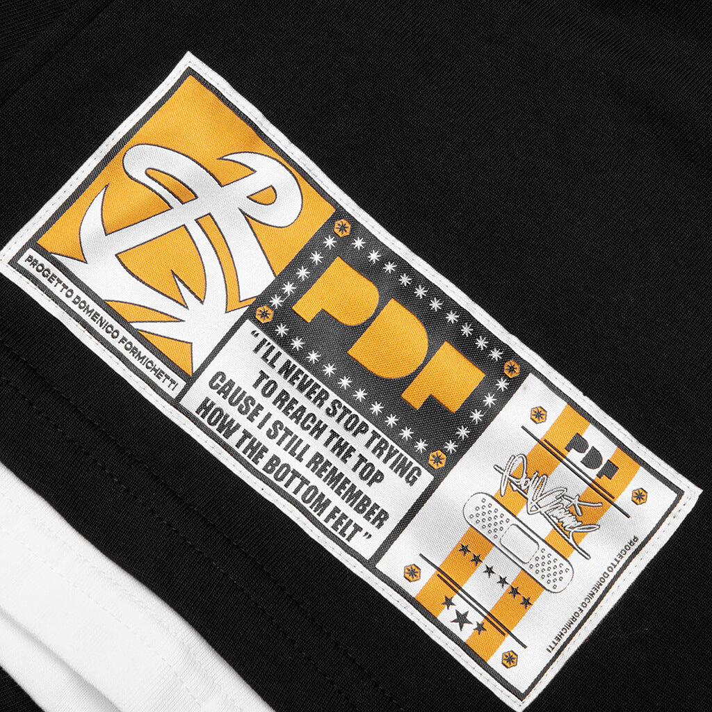 No Name A L/S Tee - Black/White - Image 4