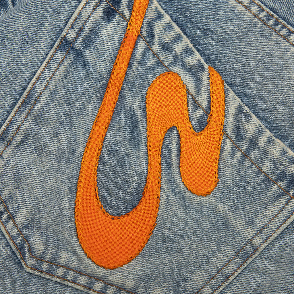 Rich Kid Trousers - Blue Wash - Image 6