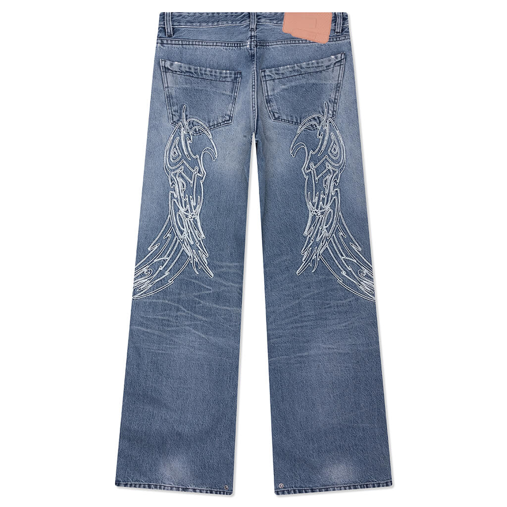 Rich Kid Jeans - Washed Blue - Image 2